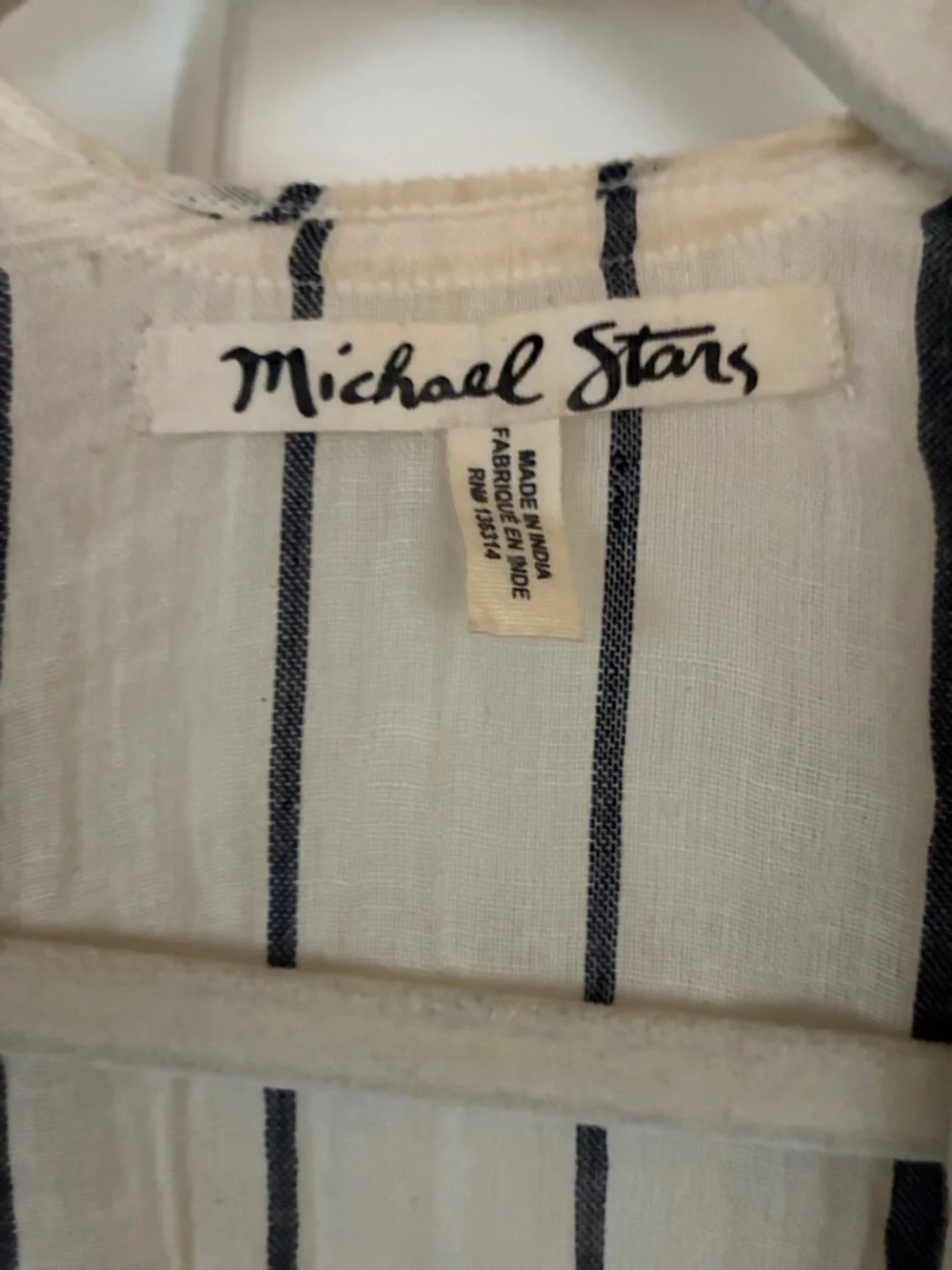 Michael Stars open front